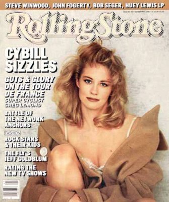 Cybill Shepherd on the cover of Rolling Stone