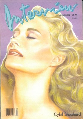 Andy Warhol's Interview Magazine with Cybill cover story