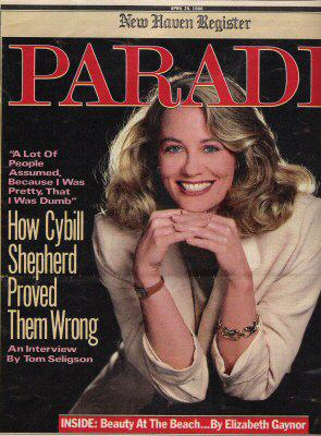 Parade Magazine with Cybill Shepherd cover