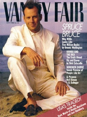 Bruce Willis on Vanity Fair May 1988