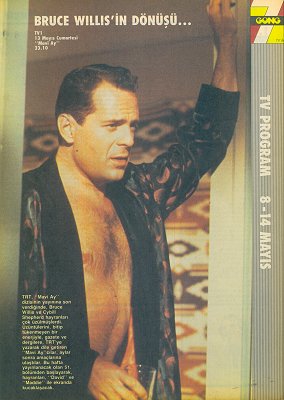 Bruce Willis on 7 Gong May 1988