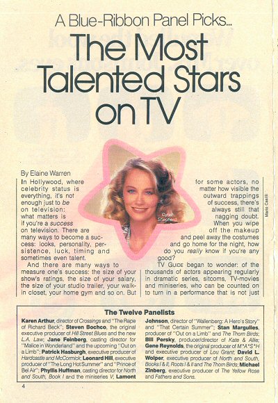 TV Guide The Most Talented Stars on TV